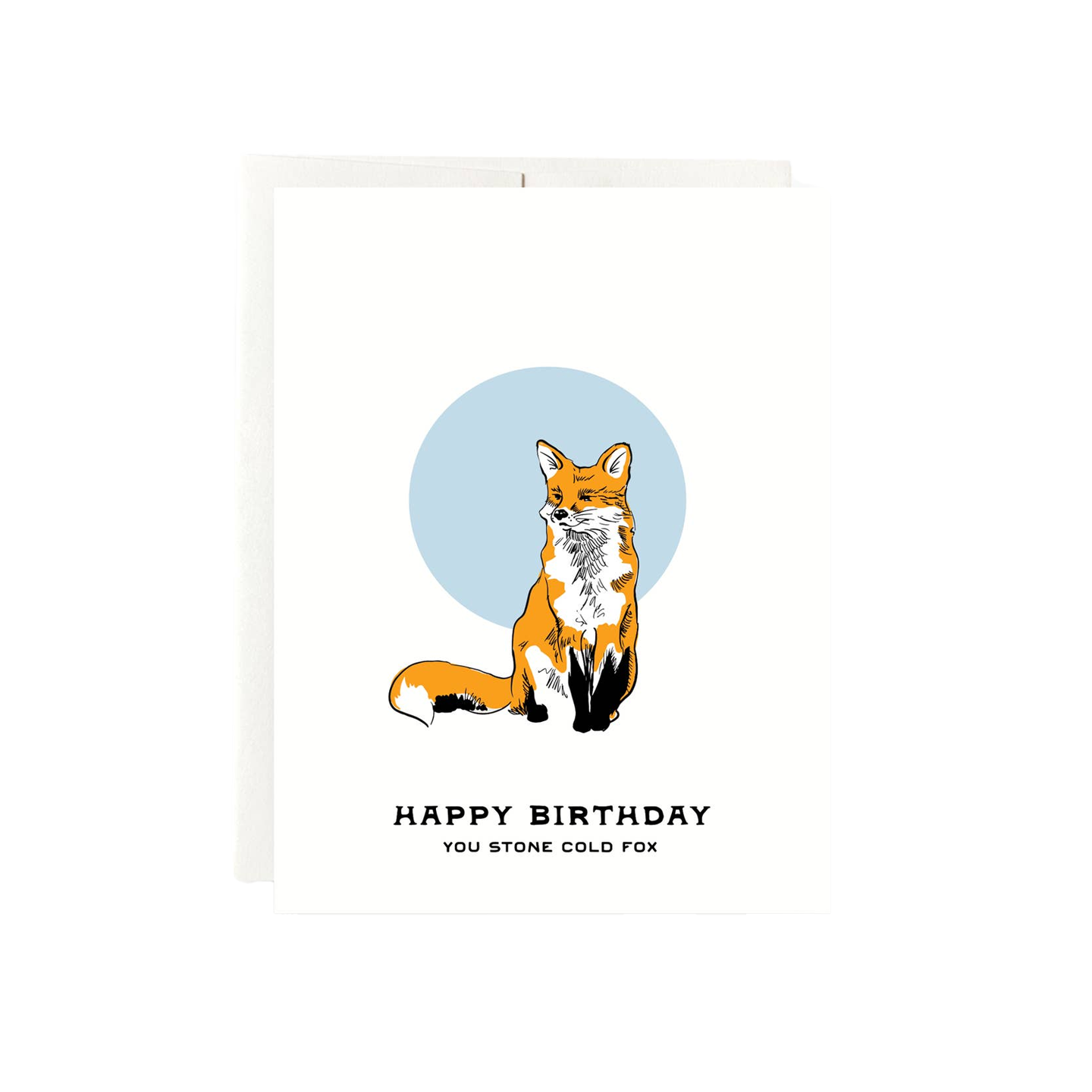 Fox Birthday Card