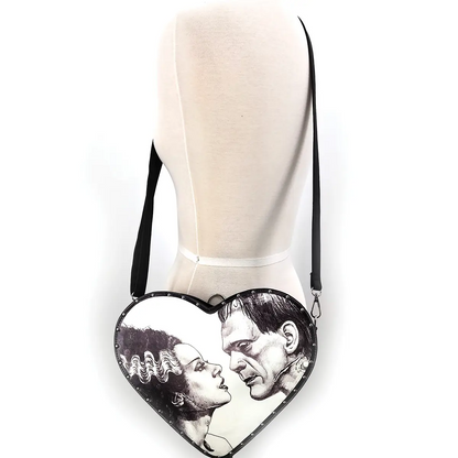 Heart Shape Frank with Bride Backpack