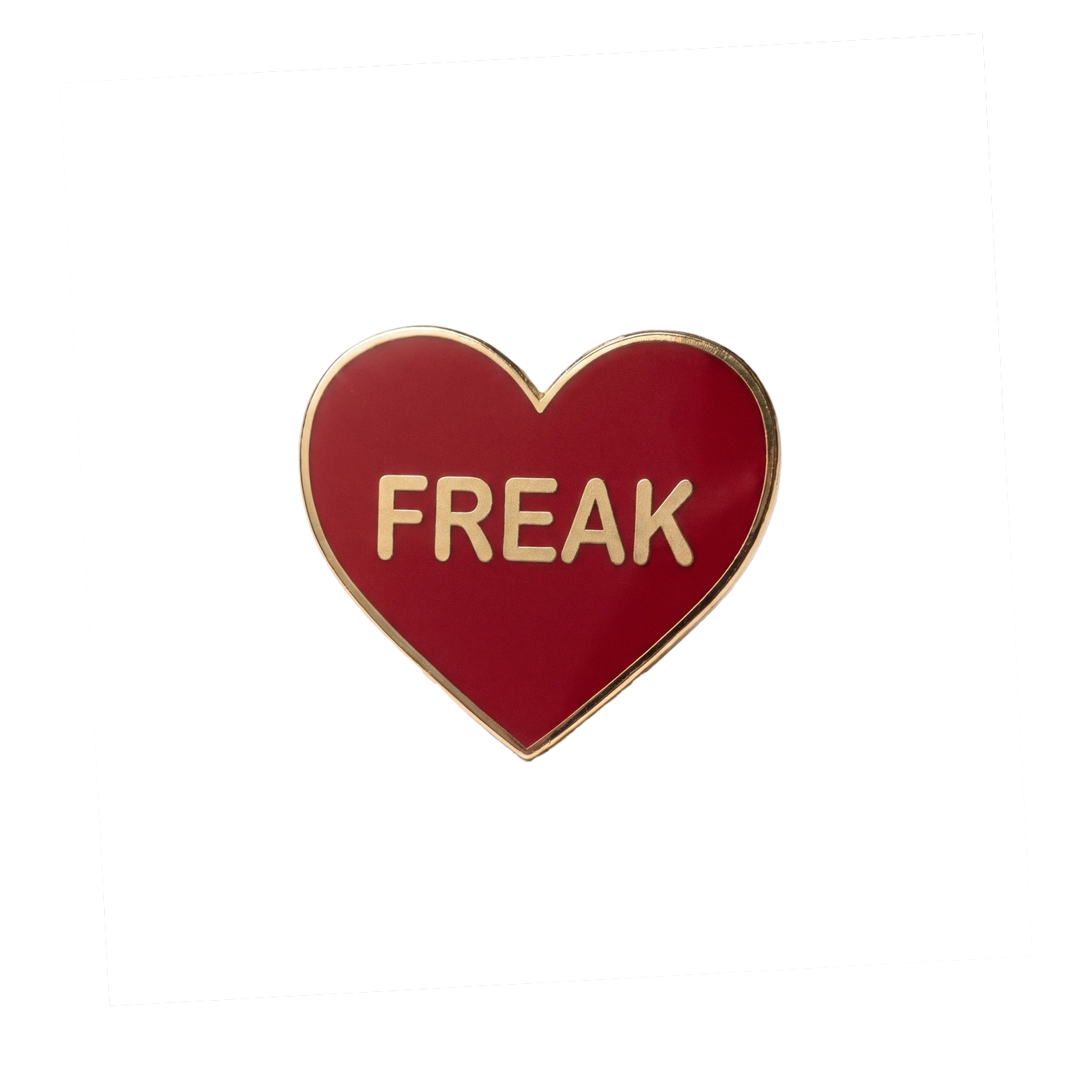 Freak Heart Enamel Pin