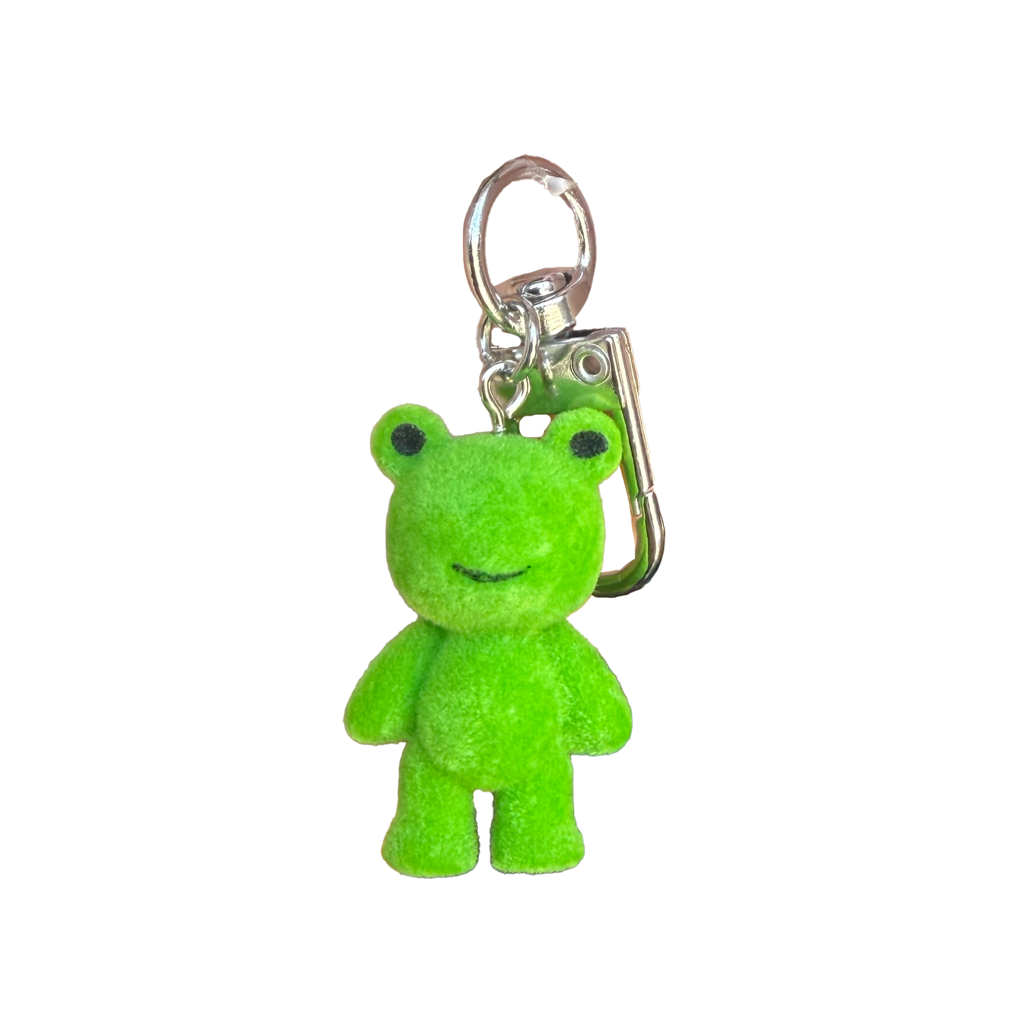 Flocked Frog Keychain