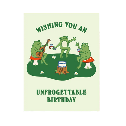 Unfrogettable Birthday Card