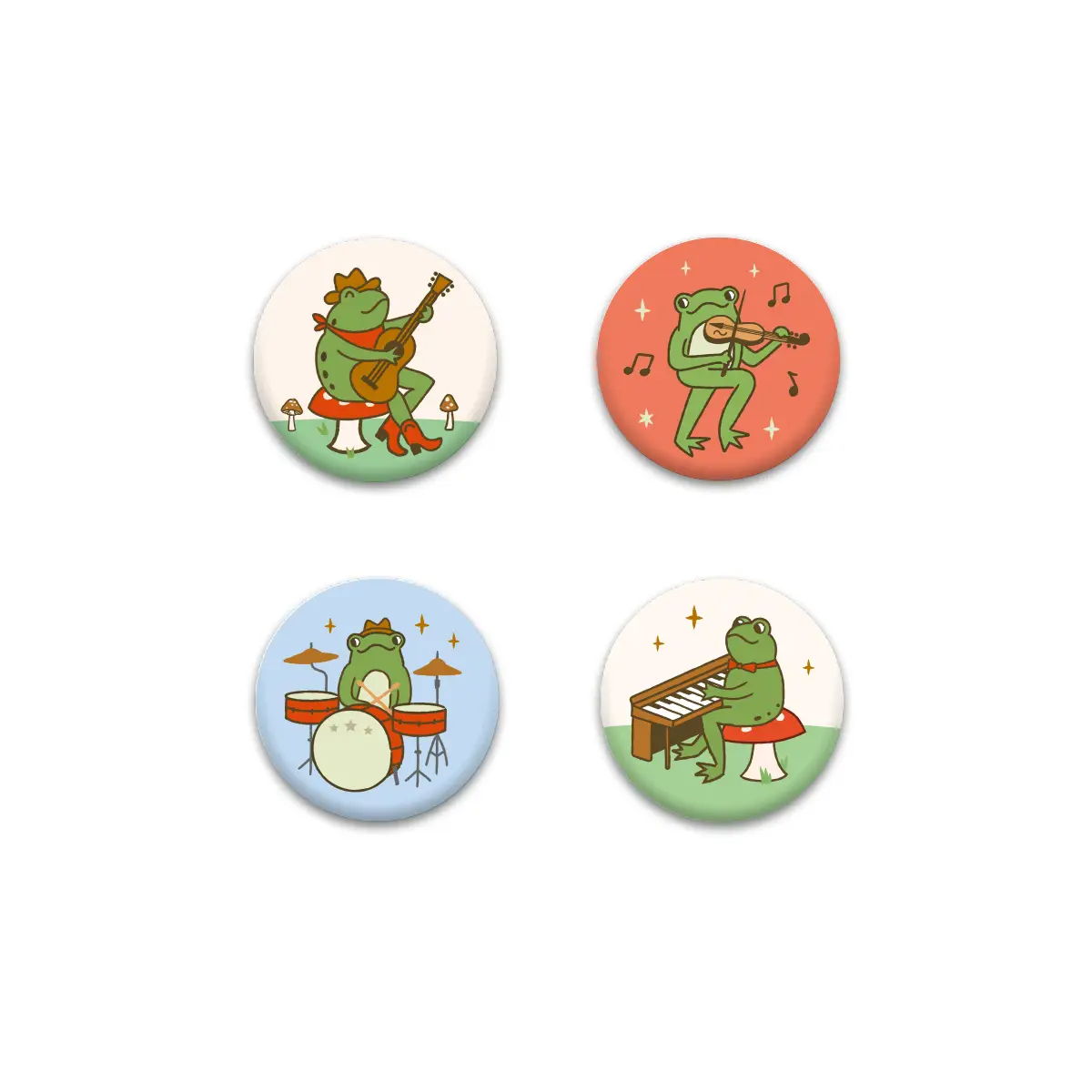 Frog Jam Magnet Set