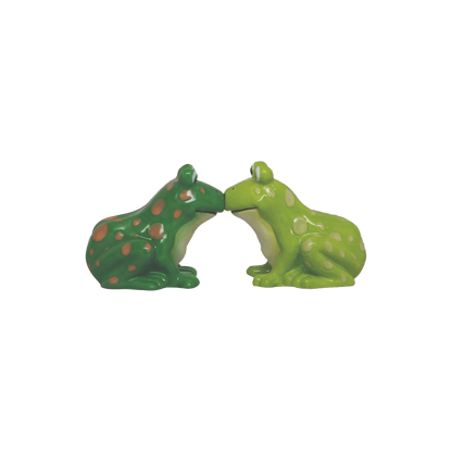 Kissing Frogs Salt and Pepper Shaker Set