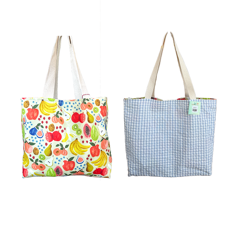 Meet Me at the Fruit Stand Reversable Tote