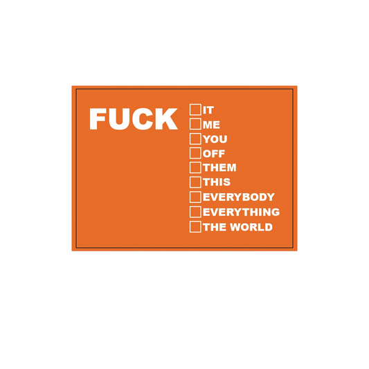 F List Sticker