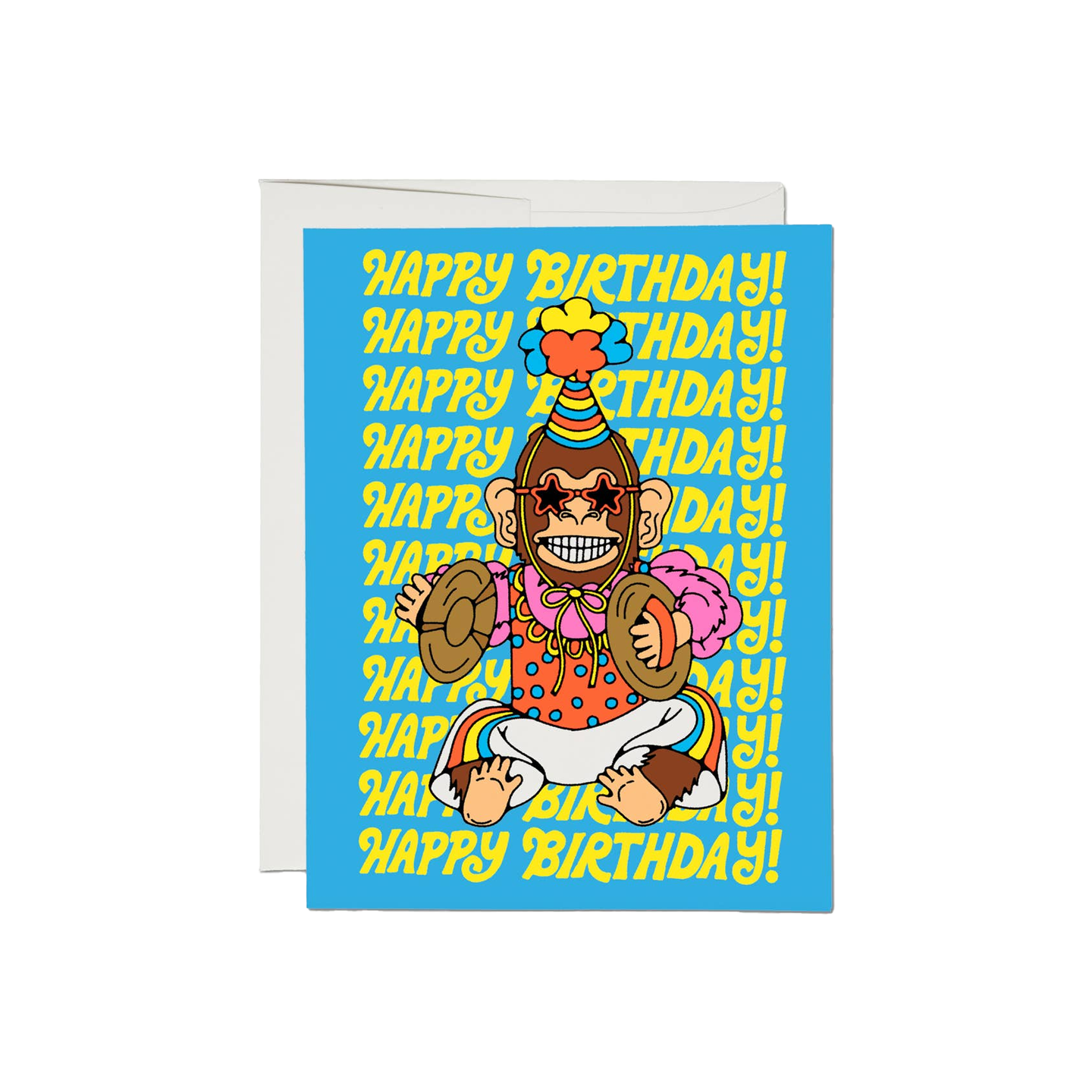 Funky Monkey Birthday Card