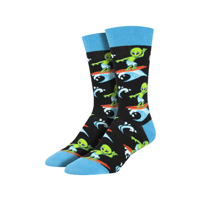 Surfing the Galaxy - Men's Socks