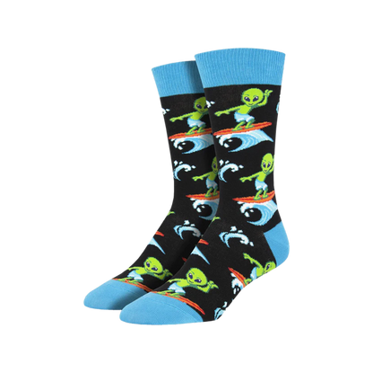 Surfing the Galaxy - Men's Socks