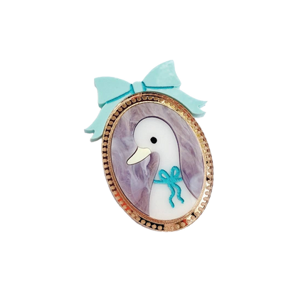 Garden Party Goose Pin Brooch