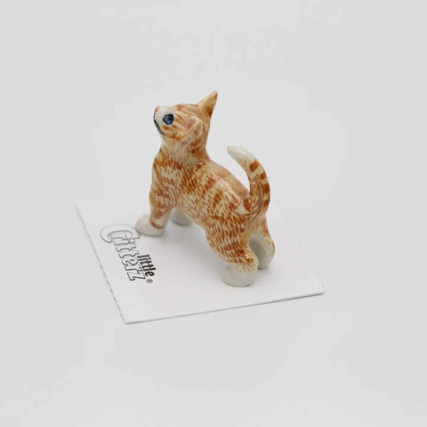 "Ginger" Orange Tiger Porcelain Miniature