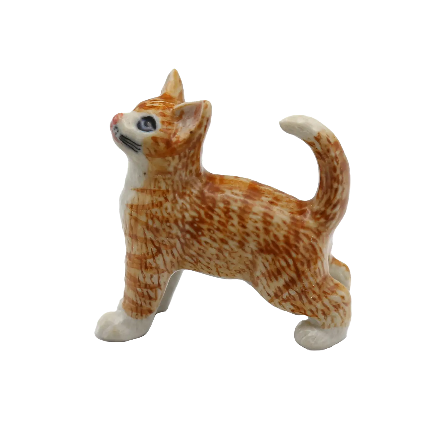 "Ginger" Orange Tiger Porcelain Miniature