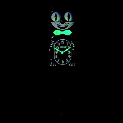 Classic Black Glow Kit-Cat Klock