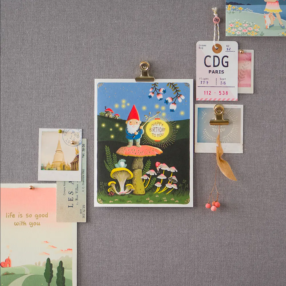 Gnome Birthday Card