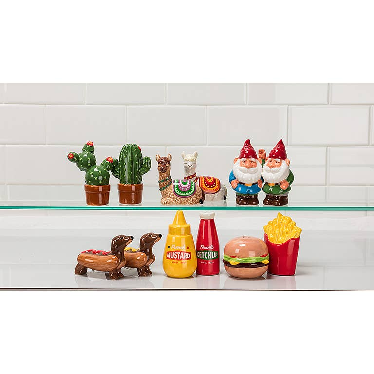 Garden Gnomes Salt & Pepper Shakers