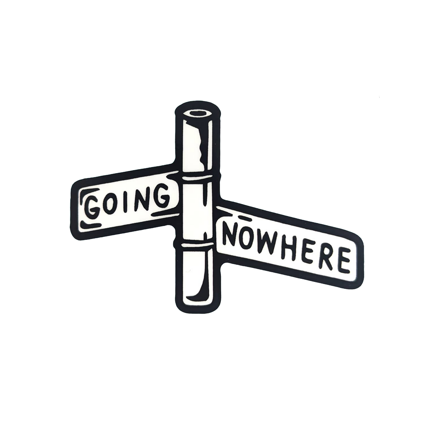 Going Nowhere Vinyl Sticker