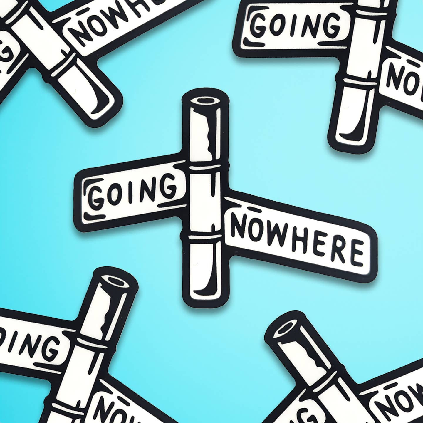 Going Nowhere Vinyl Sticker