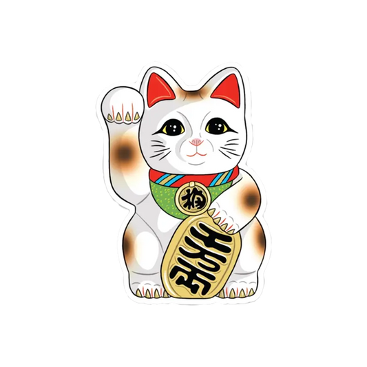 Maneki-Neko Lucky Cat Sticker