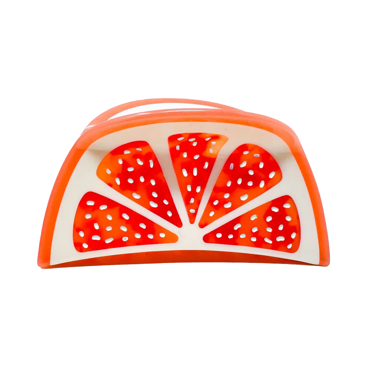 Grapefruit Hair Claw Clip