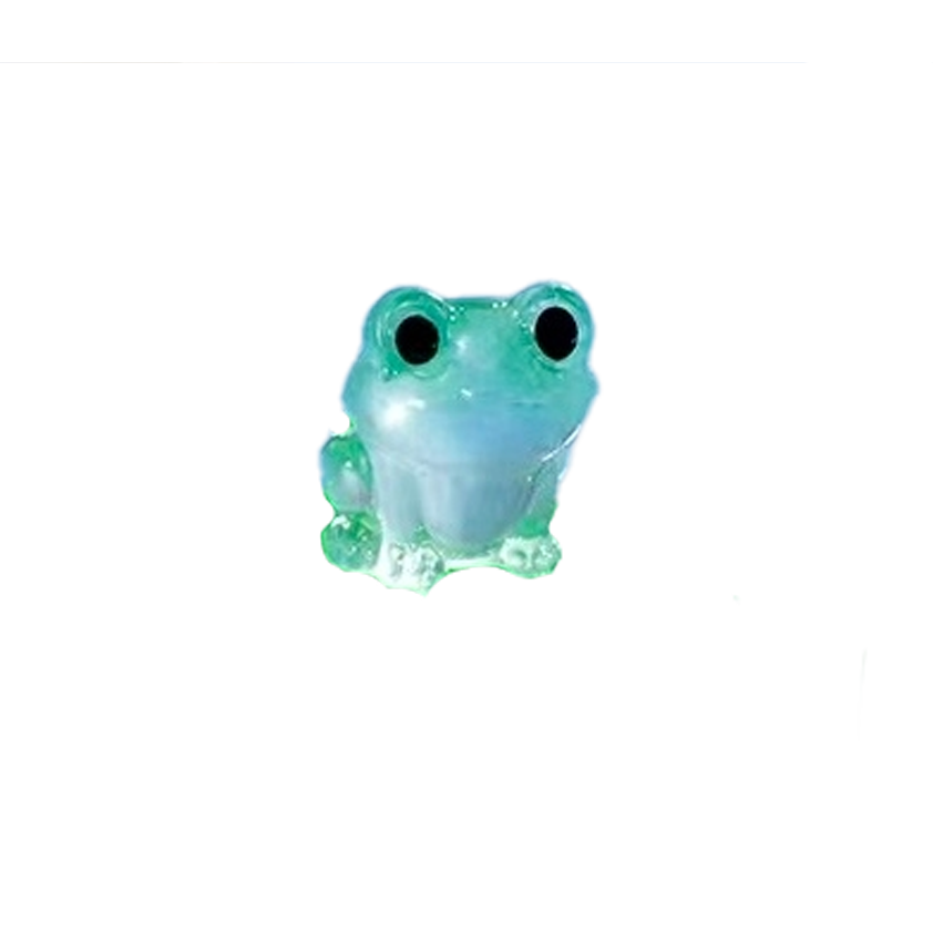 Frog Figurines Glow in the Dark
