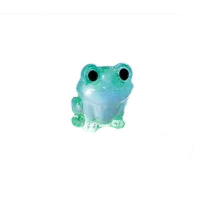 Frog Figurines Glow in the Dark