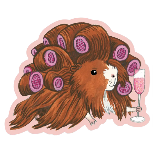 Glam Guinea Sticker