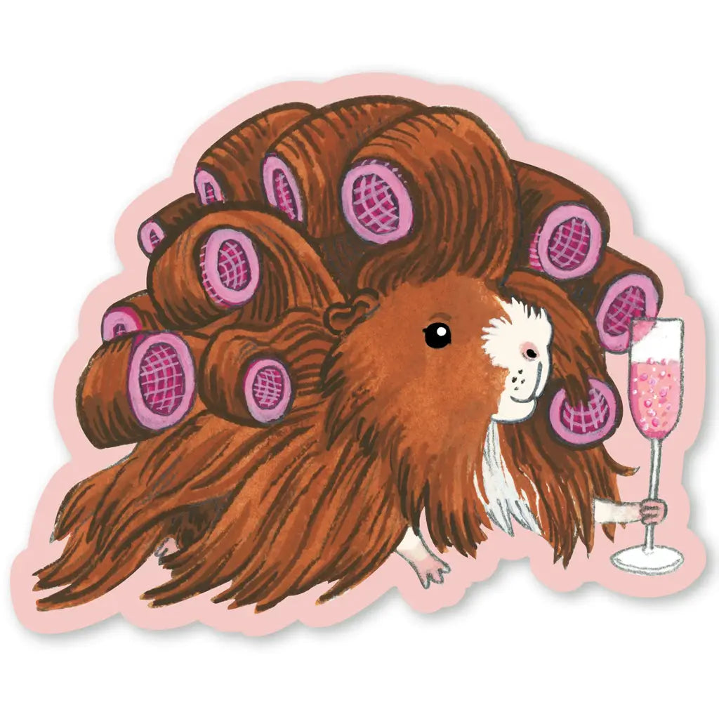 Glam Guinea Sticker