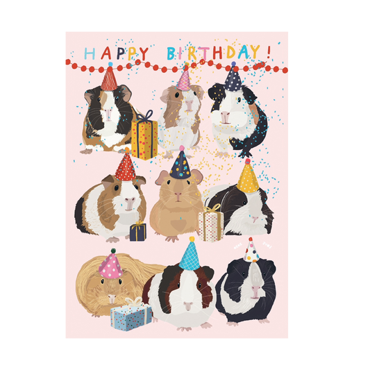 Birthday Guineas Card