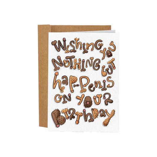Hap-Penis On Your Birthday