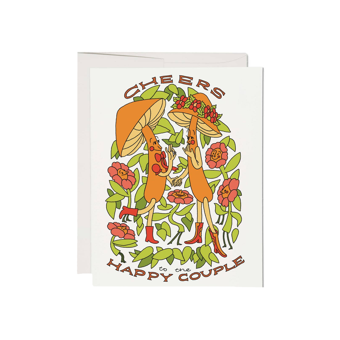 Cheers To the Couple Wedding Card