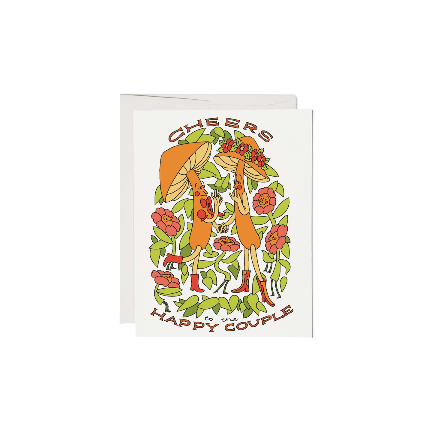 Cheers To the Couple Wedding Card