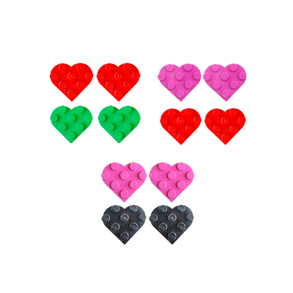Miss Brixx Heart Heart Mix & Match Post Earring Set