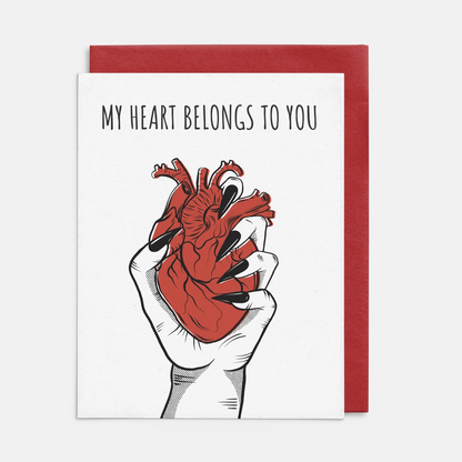 My Heart Belongs to You Love Card