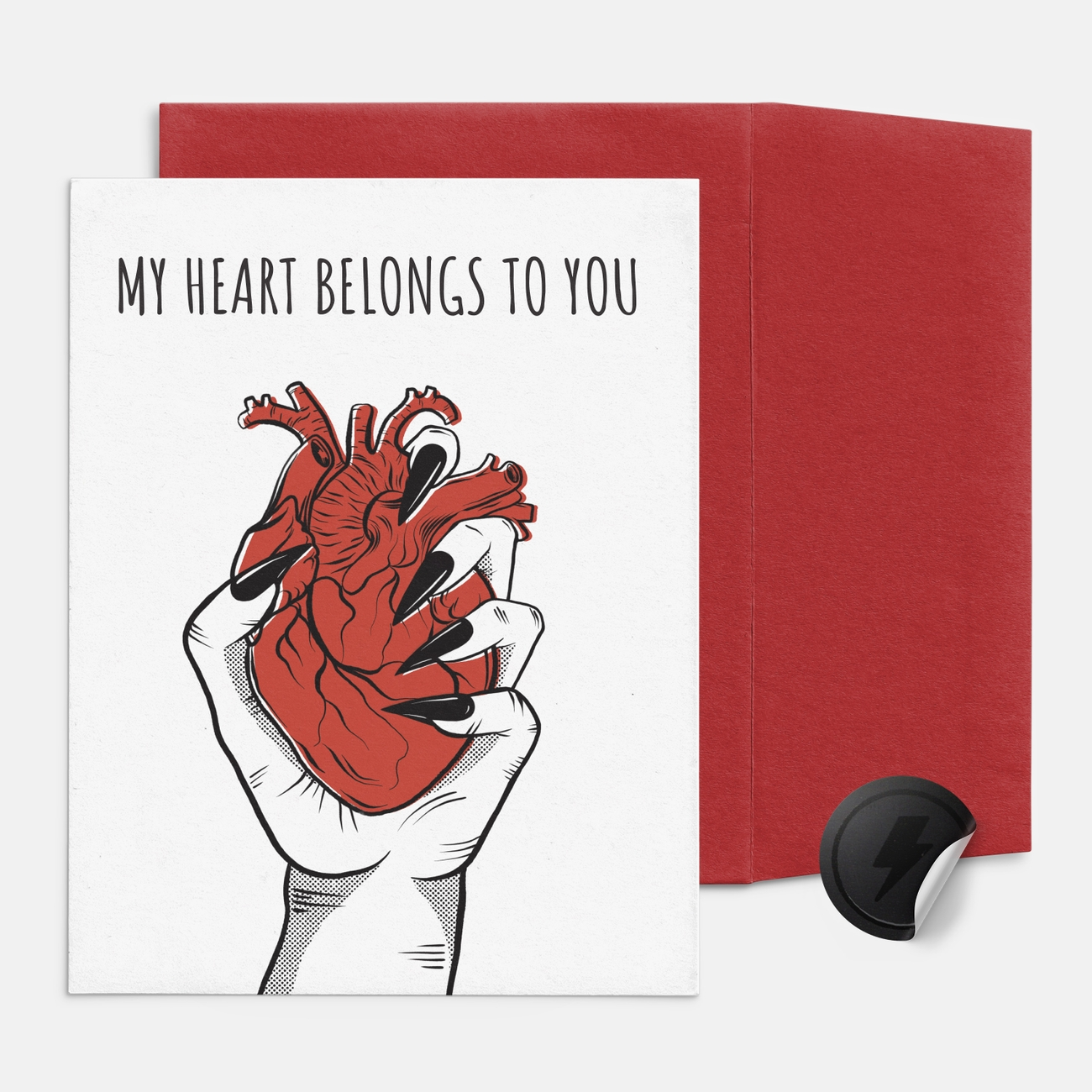 My Heart Belongs to You Love Card