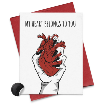 My Heart Belongs to You Love Card