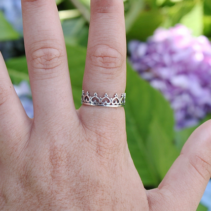 Heart Crown Ring