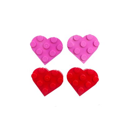 Miss Brixx Heart Heart Mix & Match Post Earring Set