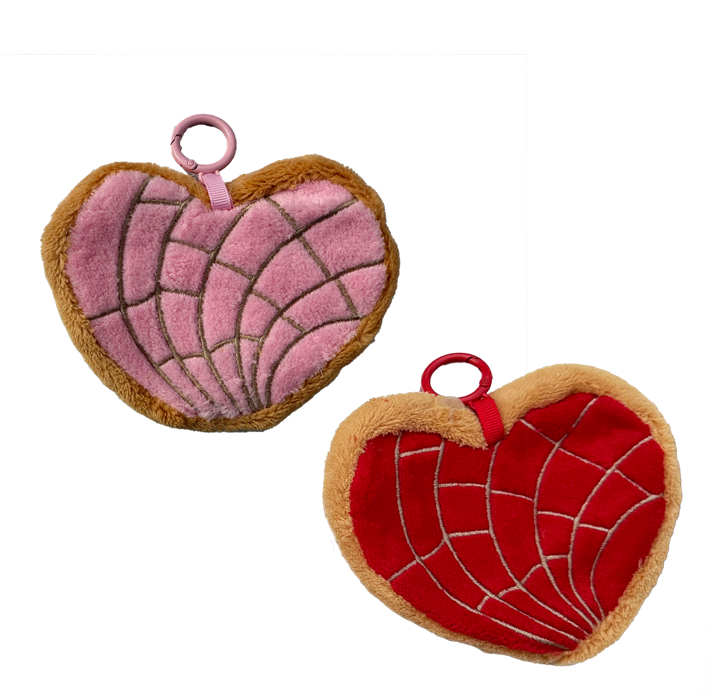 Heart Pan Dulce Coin Purse keychain