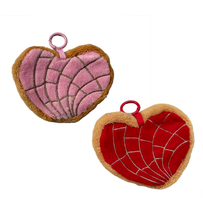 Heart Pan Dulce Coin Purse keychain