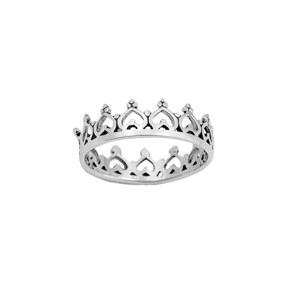 Heart Crown Ring
