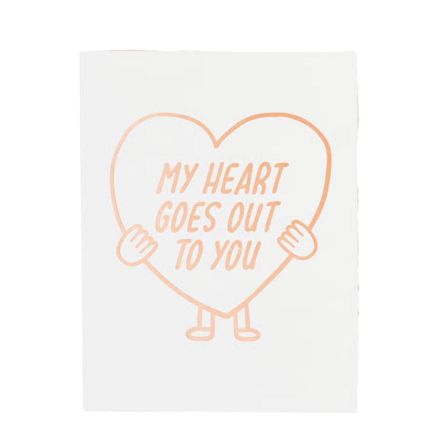 Heart Goes Out Sympathy Card