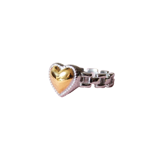 Chained Heart Ring