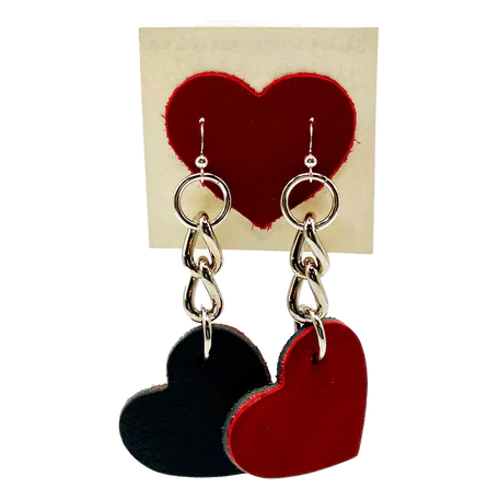 Chained Hearts Earrings
