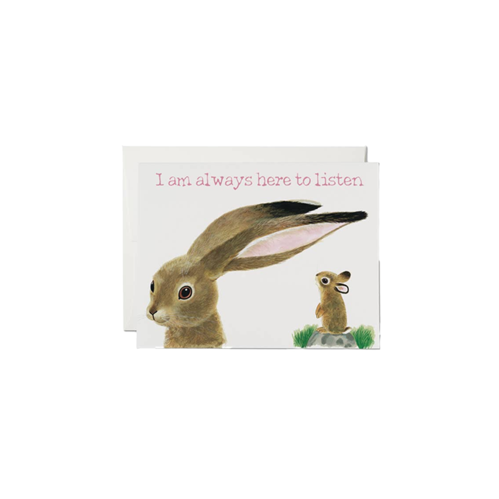 Here to Listen Card