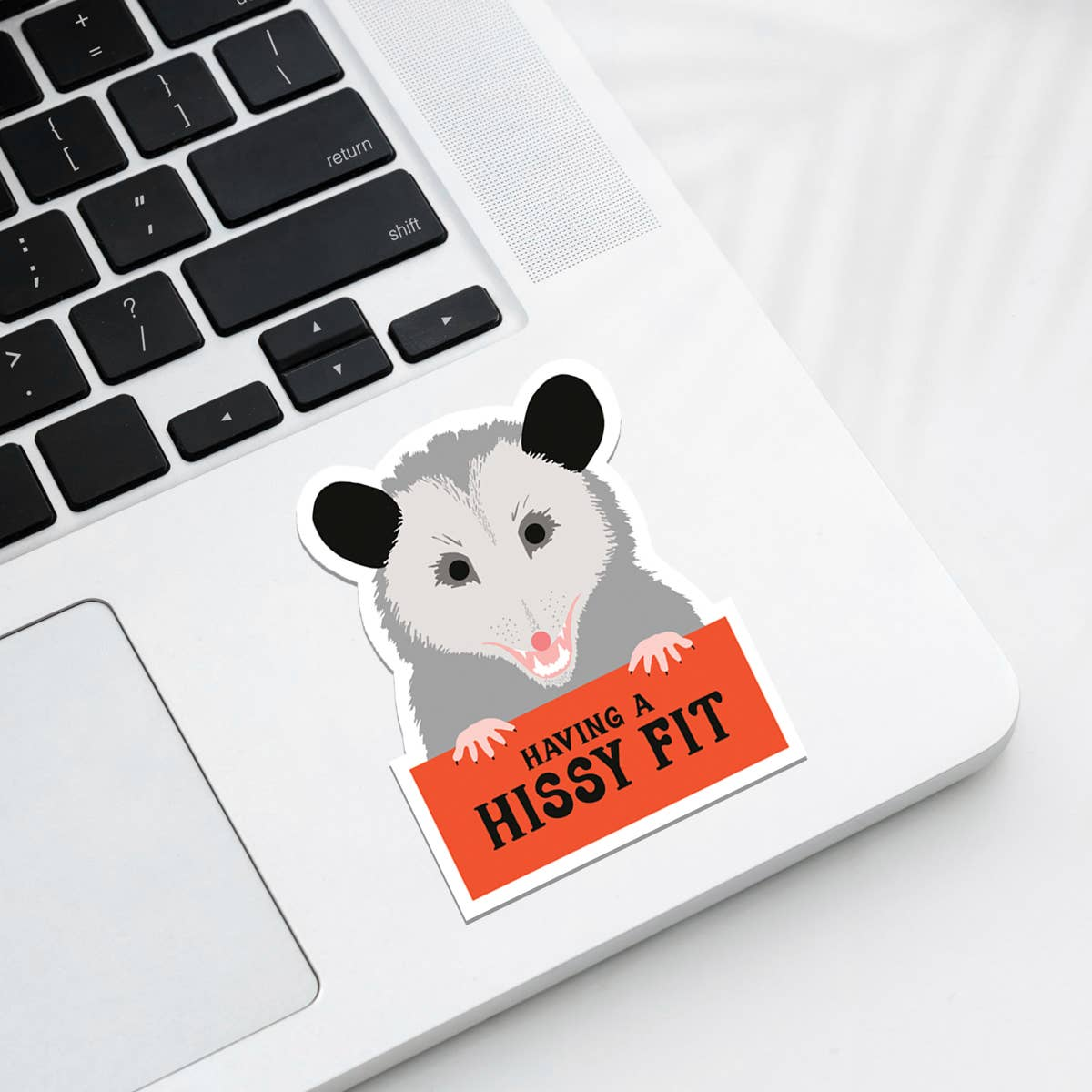 Possum Hissy Fit Vinyl Sticker