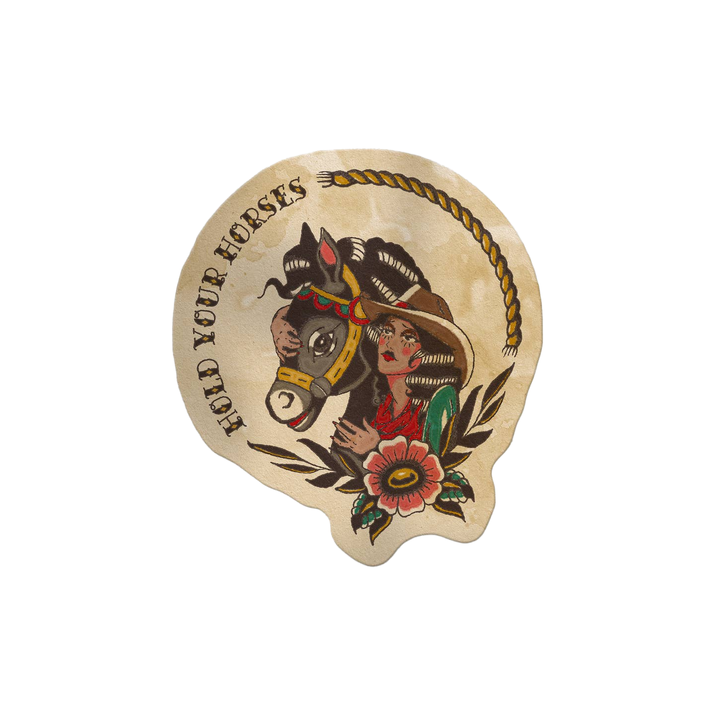 Hold Your Horses Sticker
