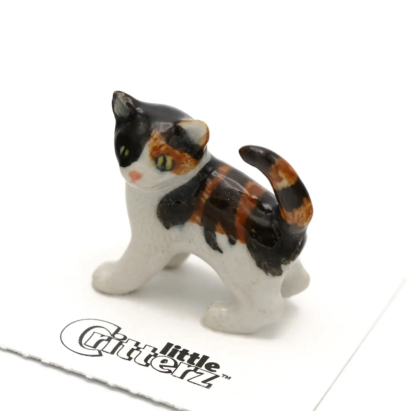 "Holly" Calico Kitten Porcelain Miniature