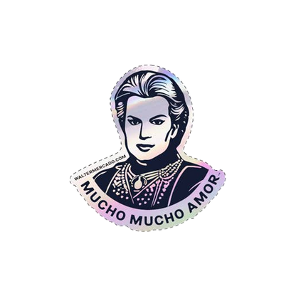 Walter Mercado Mucho Mucho Amor Holographic Sticker