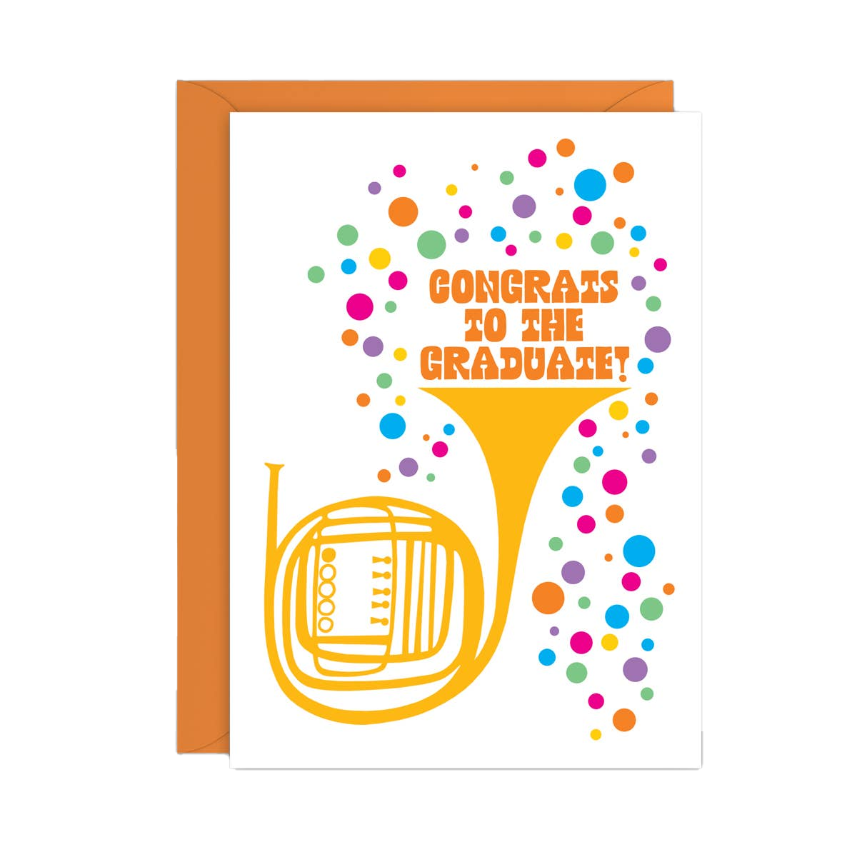 Graduation Horn Card