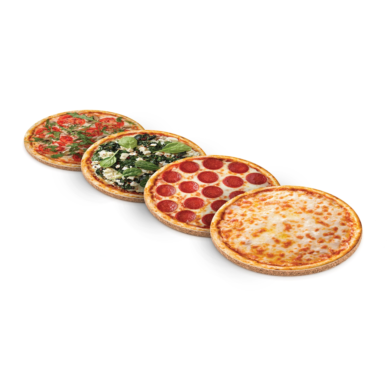 Hot and Fresh Pizza Coasters