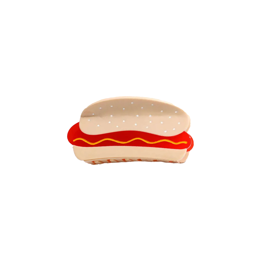 Large Hot Dog Hair Claw Clip
